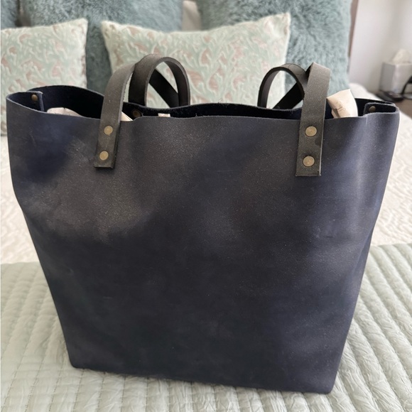 Portland Leather Goods Deep Water Classic Large Tote Original Version - Picture 3 of 6